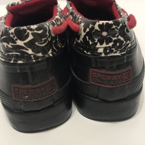 𝅺Sperry Women’s Duck Low Cut Rubber Rain Shoes 6 - Picture 3 of 12